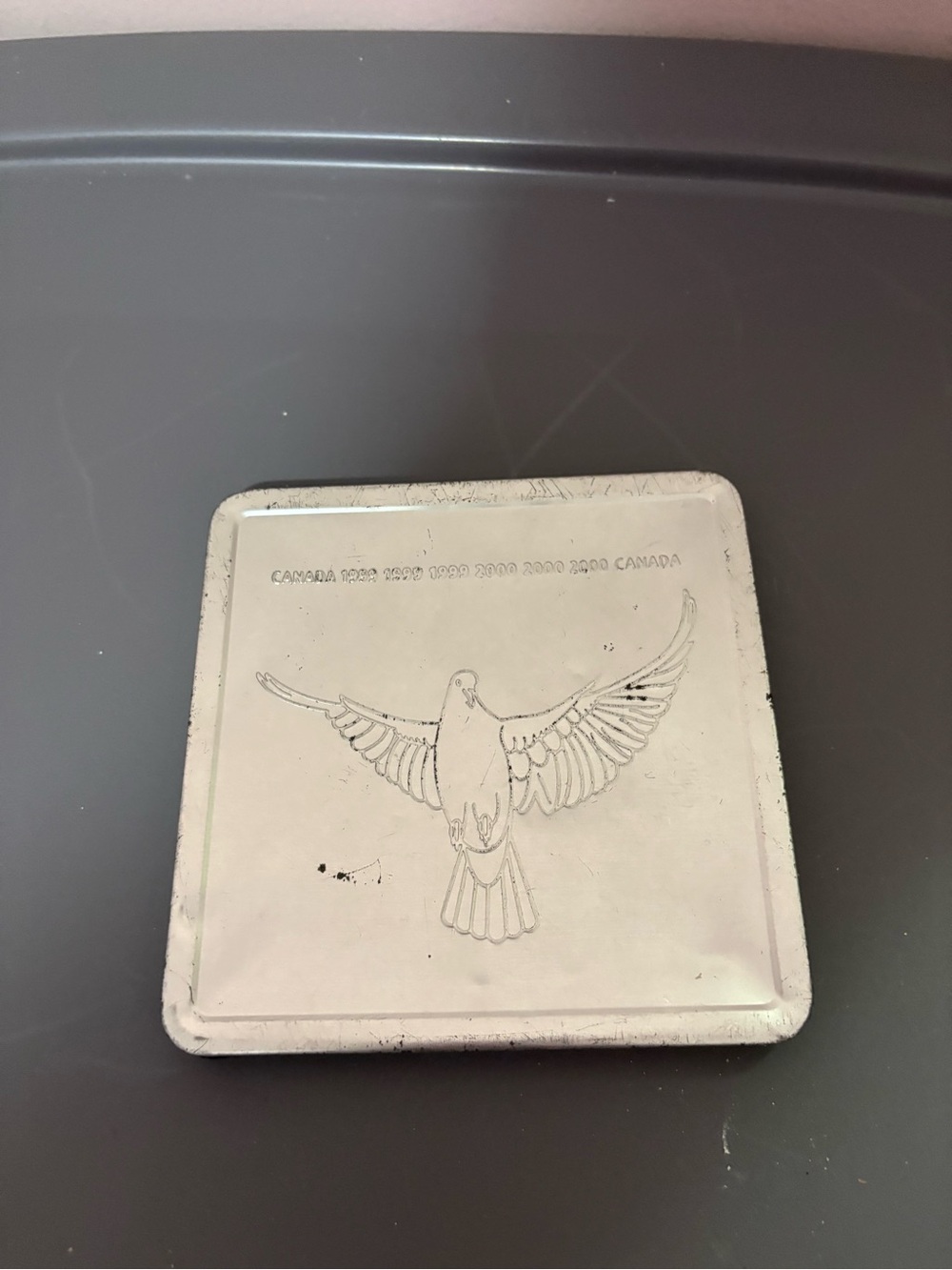 Millennium quarter and stamps(packaging damaged)